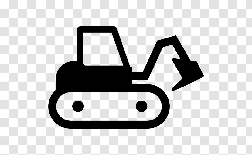 Excavator Heavy Machinery Architectural Engineering - Icon Design - Equipment Vector Transparent PNG