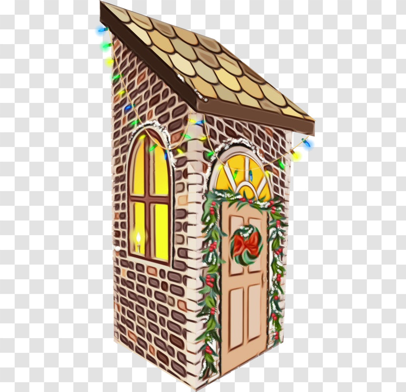 Shed Gingerbread House Playhouse House Roof Transparent PNG