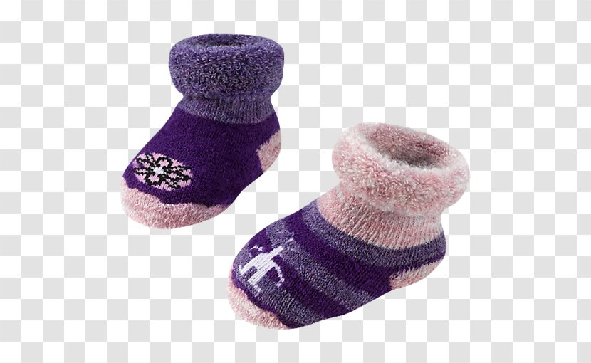 Smartwool Sock Shoe Purple - Outdoor - Baby Socks Transparent PNG