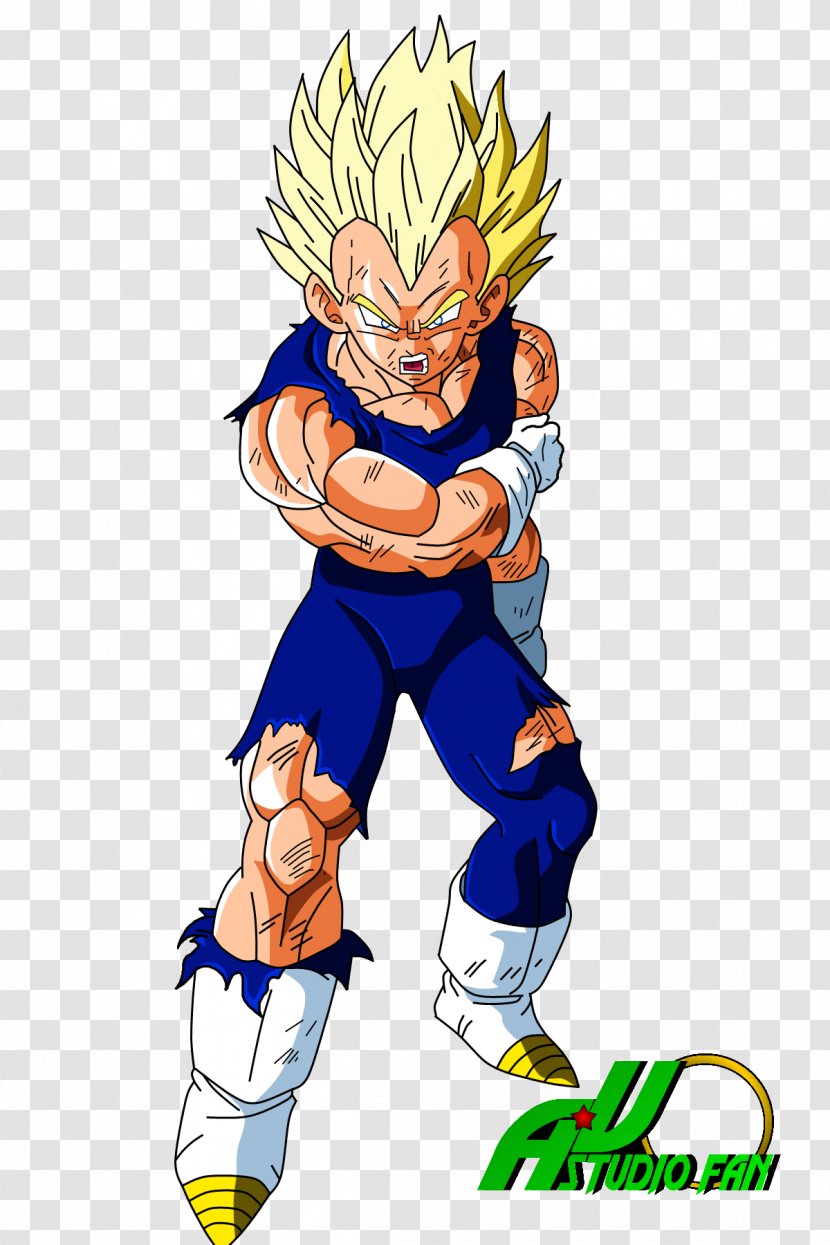 Vegeta Majin Buu Trunks Cell Gotenks - Watercolor - Goku Transparent PNG