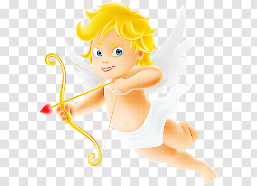 Cartoon Fictional Character Clip Art Cupid Angel Transparent PNG