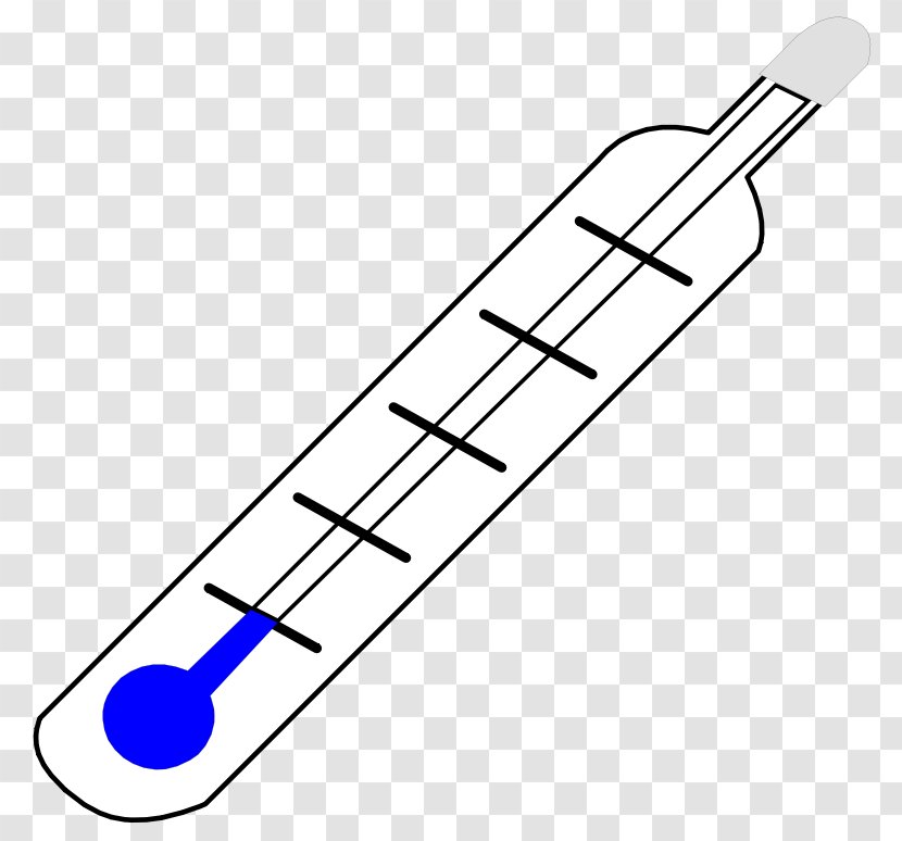 Thermometer Common Cold Clip Art - Cartoon - Hypothermia Cliparts Transparent PNG