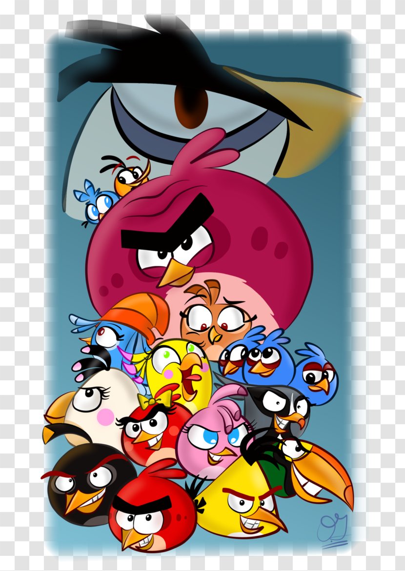Angry Birds Go! Art Flock Vertebrate - Fictional Character Transparent PNG