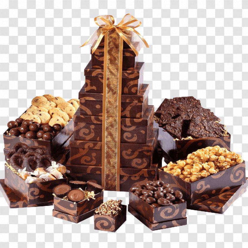 Chocolate Brownie Food Gift Baskets Christmas Transparent PNG
