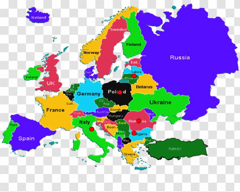 European Union World Map Transparent PNG