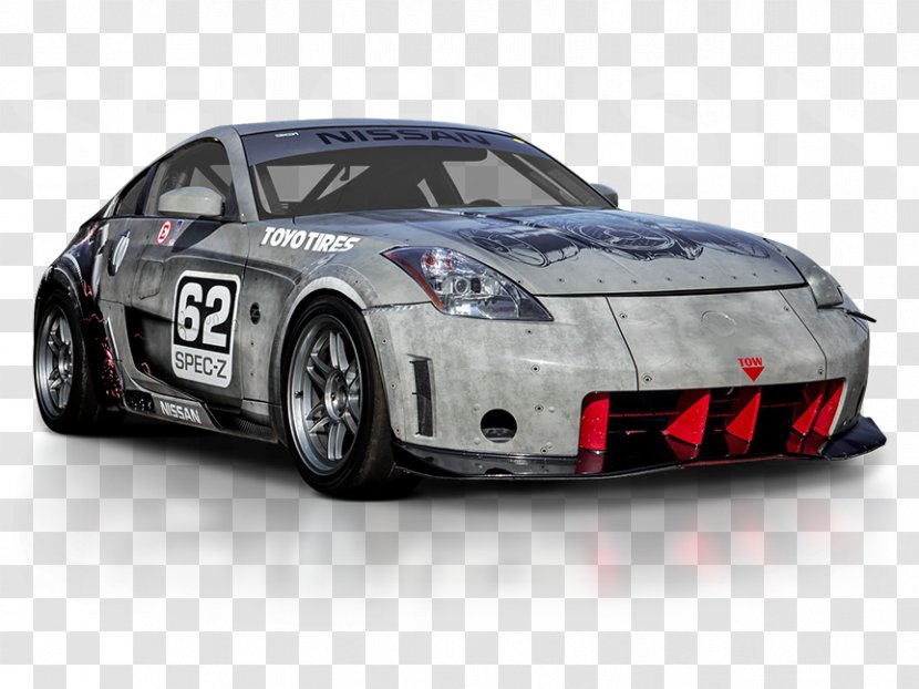 Fifth Generation Nissan Z-car (Z33) Sports Car Seven Deadly Sins Transparent PNG