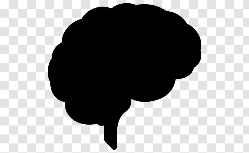 Human Brain - Silhouette Transparent PNG