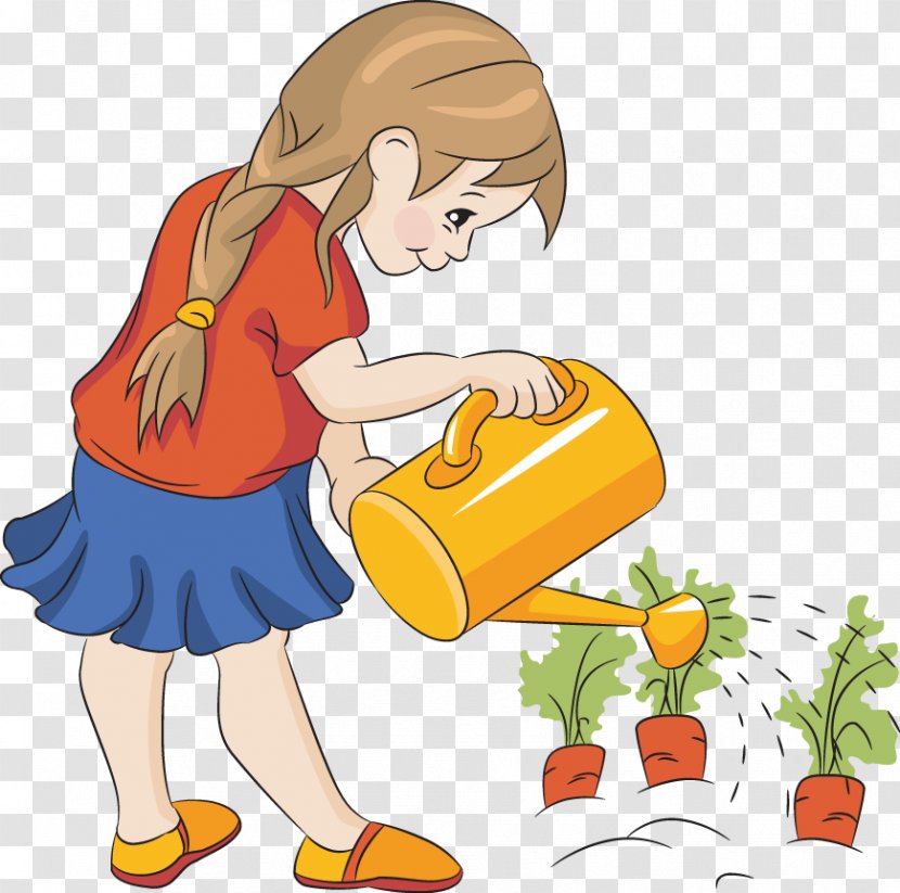 Watering Can Plant Garden Seed Clip Art - Cartoon - Cliparts Transparent PNG