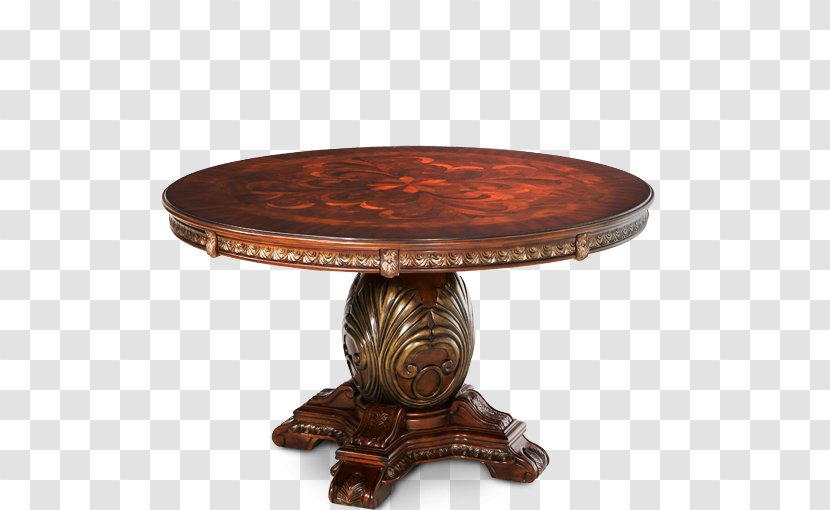 Table Dining Room Pedestal Furniture Wood - Round Transparent PNG