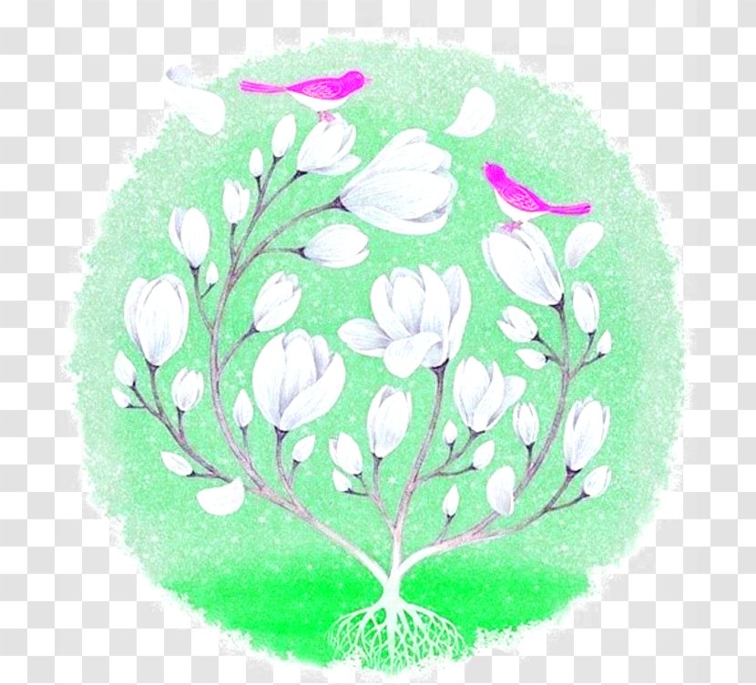 Flower Raster Graphics Illustration - Inflorescence - Hand-painted Flowers Transparent PNG