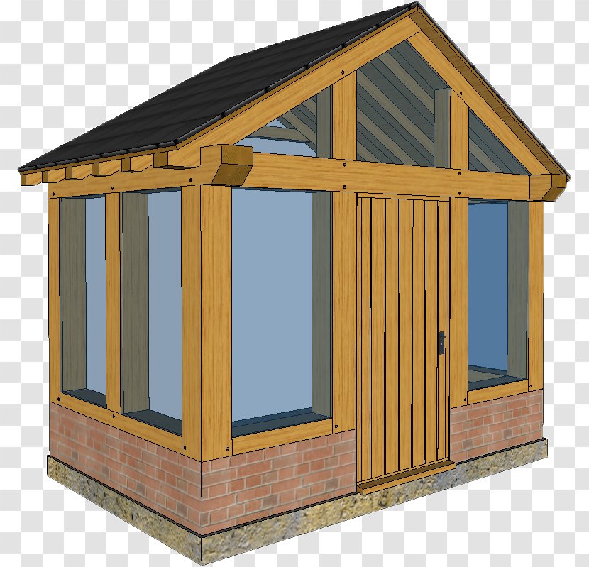 Window Porch Shed Siding Timber Framing - House Transparent PNG