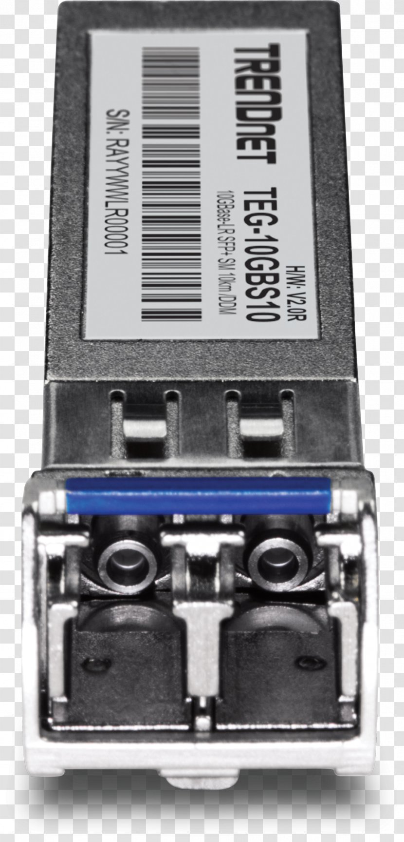 Small Form-factor Pluggable Transceiver Gigabit Interface Converter 10 Ethernet Multi-mode Optical Fiber - Network Switch Transparent PNG
