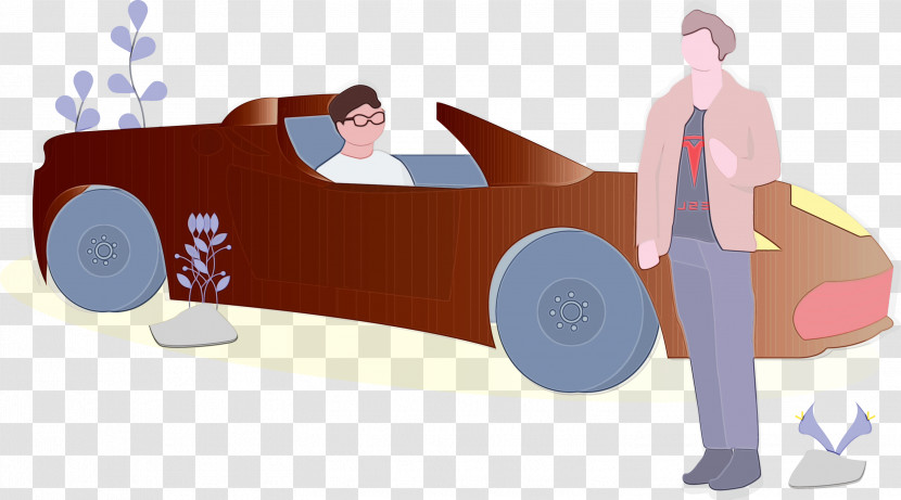 Cartoon Furniture Room Vehicle Animation Transparent PNG