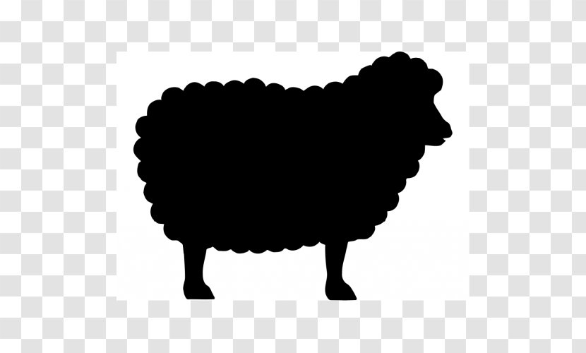 Sheep Silhouette Clip Art - Black Transparent PNG