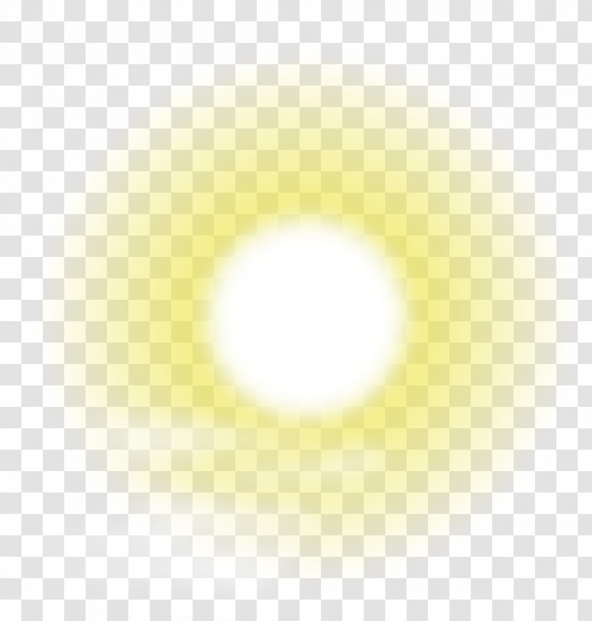 Light Sky Yellow Circle Pattern - Sphere - Sun Halo Vector Material Transparent PNG