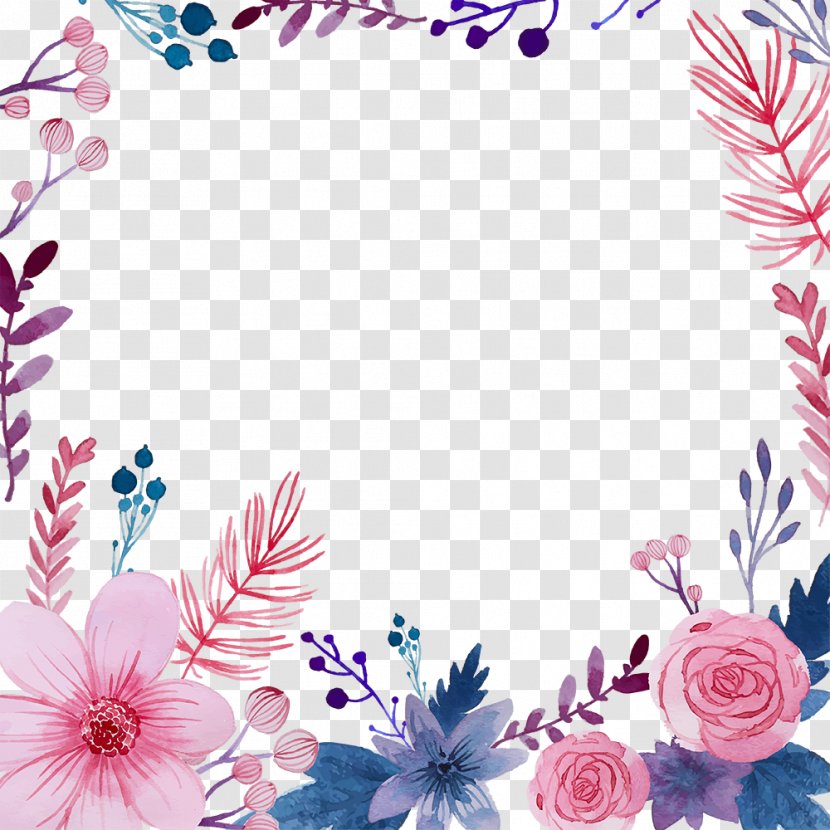 Watercolour Flowers Watercolor: Watercolor Painting - Textile - Hand-painted Roses Floral Background Transparent PNG