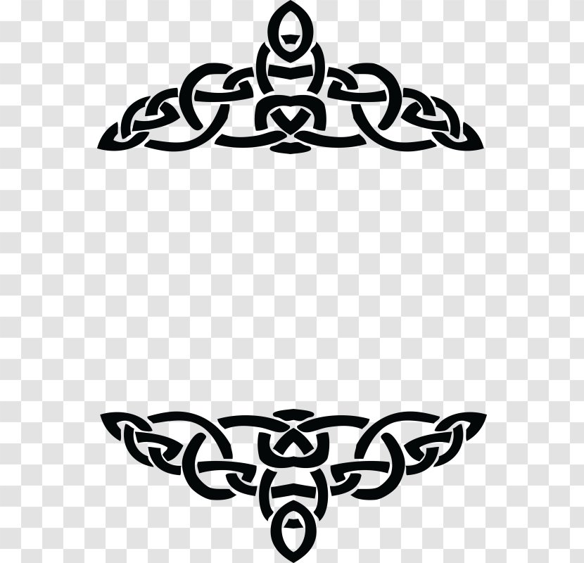 Clip Art Borders And Frames Celts Openclipart Celtic - Christian Cross Transparent PNG
