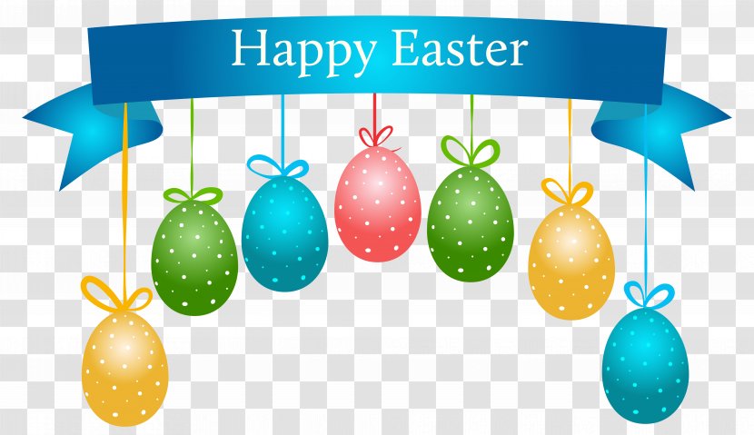 Easter Bunny Banner Resurrection Of Jesus Clip Art - Christmas - Cliparts Transparent PNG