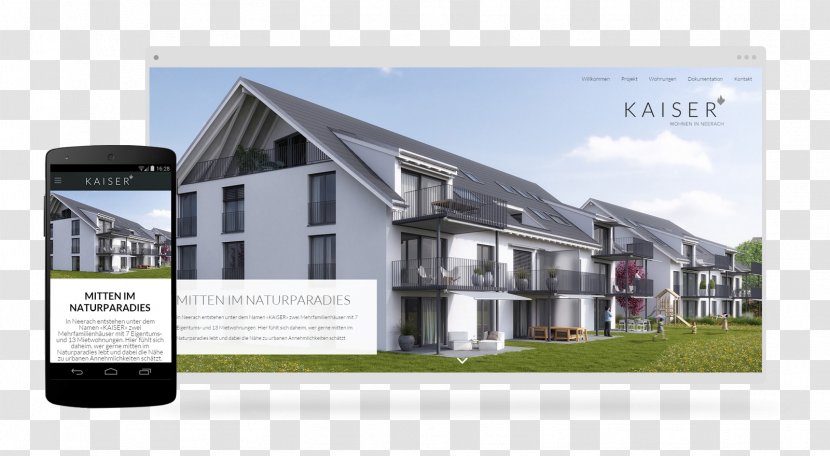 Real Estate Winterthur Facade Web Design - Property - Resignation Transparent PNG