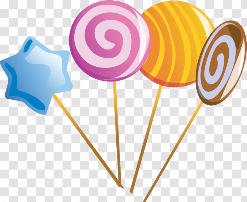 Lollipop Hard Candy - 3d Computer Graphics - Vector Hand Colored Transparent PNG