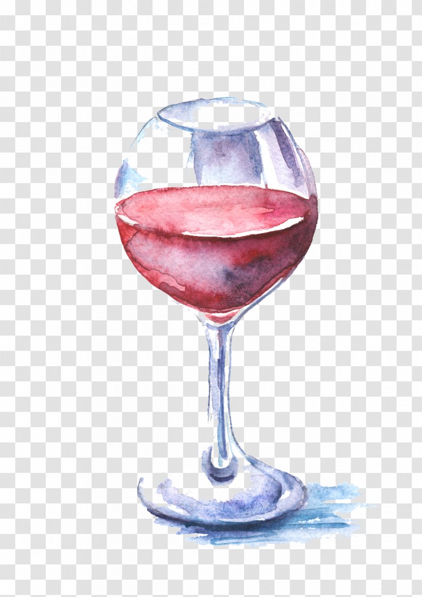 Red Wine Cocktail Glass - Cup - A Of Transparent PNG