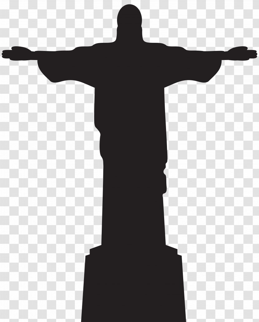Christ The Redeemer Corcovado Statue - Jesus Silhouette Clip Art Transparent PNG