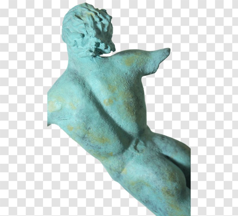 Bronze Sculpture Classical Turquoise - Satyr Transparent PNG