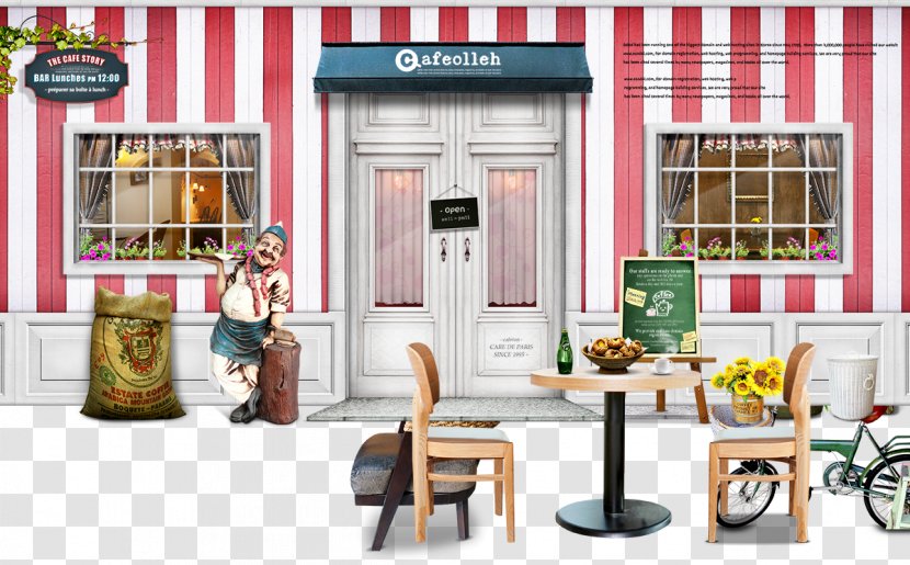 Coffee Cafe Bar Restaurant - Cafes And Old Man Transparent PNG