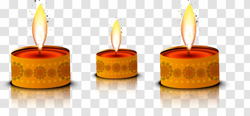 Candle Cartoon - Picture Pattern Vector Material Transparent PNG