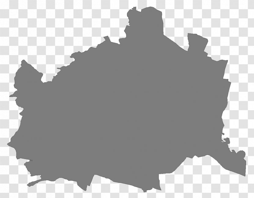 Vienna Stock Illustration Vector Graphics Photography - Black And White - Map Transparent PNG
