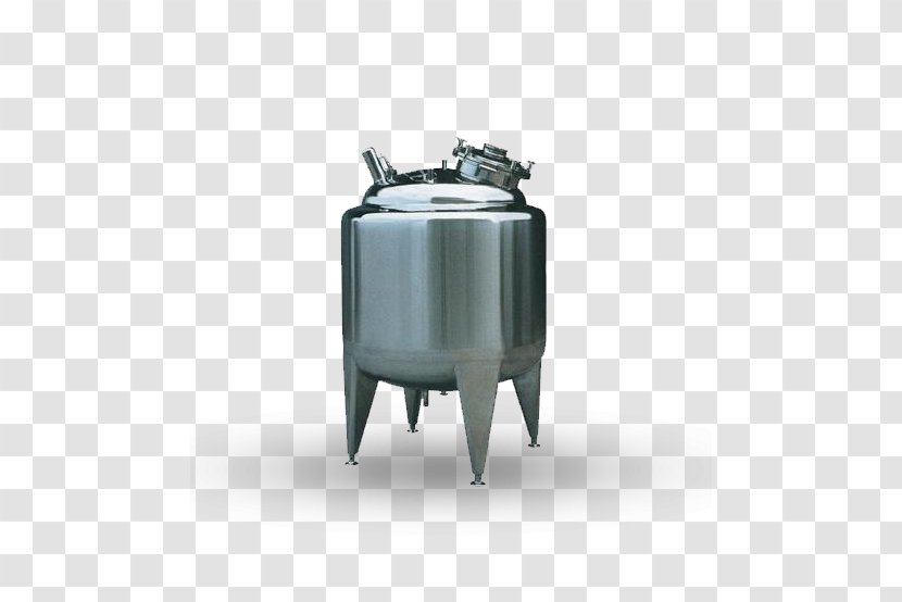 Jacketed Vessel Stainless Steel Storage Tank Mixing Transparent PNG