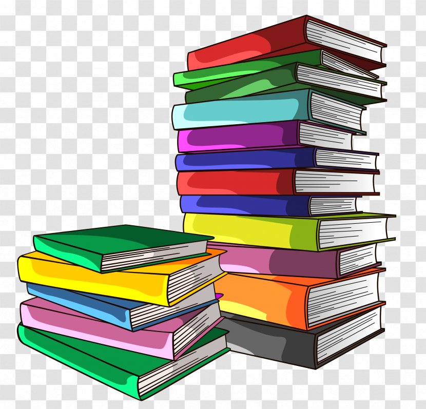 Book Clip Art Material Pile Of Books Transparent Png