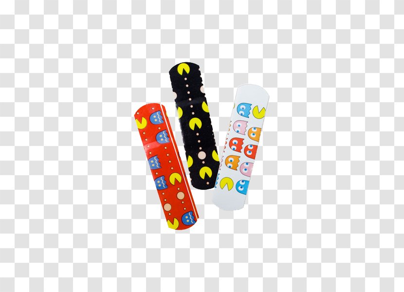 Worlds Biggest Pac-Man Space Invaders Donkey Kong Adhesive Bandage - Material - Battery Transparent PNG