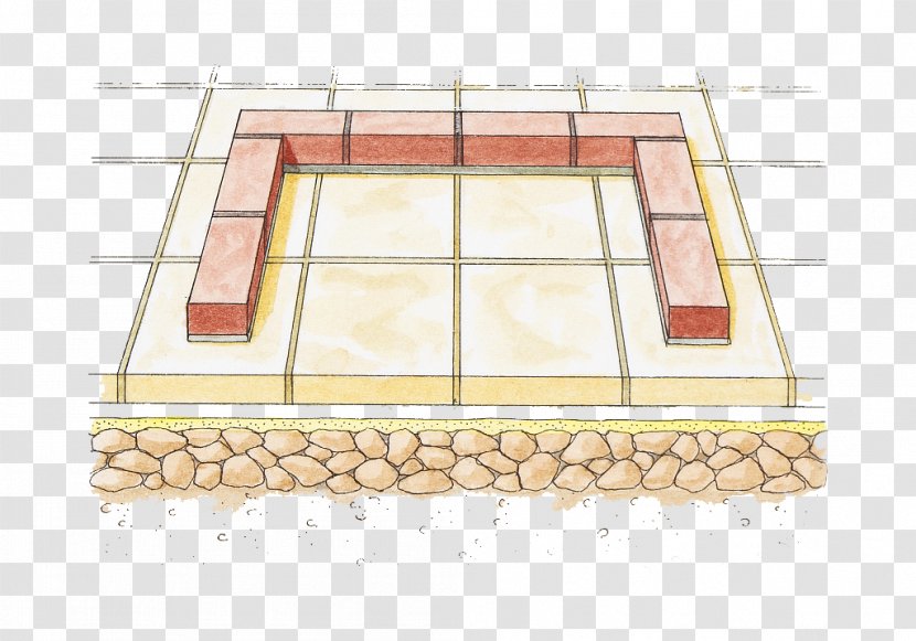 Brick Partition Wall - Tile - Square Pile Frame Transparent PNG
