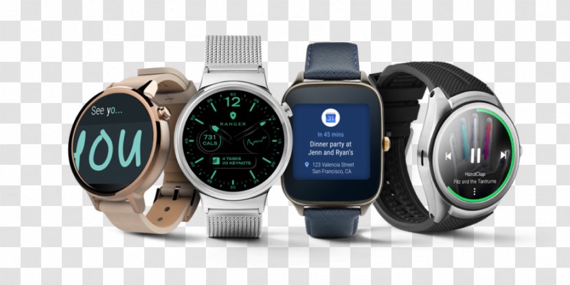 Wear OS Smartwatch Android Google I/O - Nougat Transparent PNG