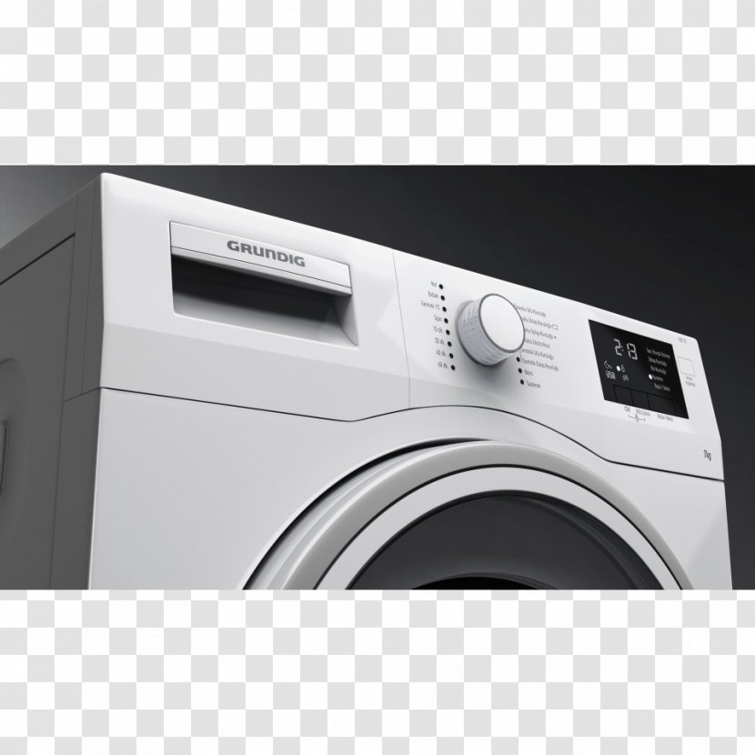 Washing Machines Clothes Dryer Grundig Product Home Appliance - Hardware - Big Thumb Transparent PNG