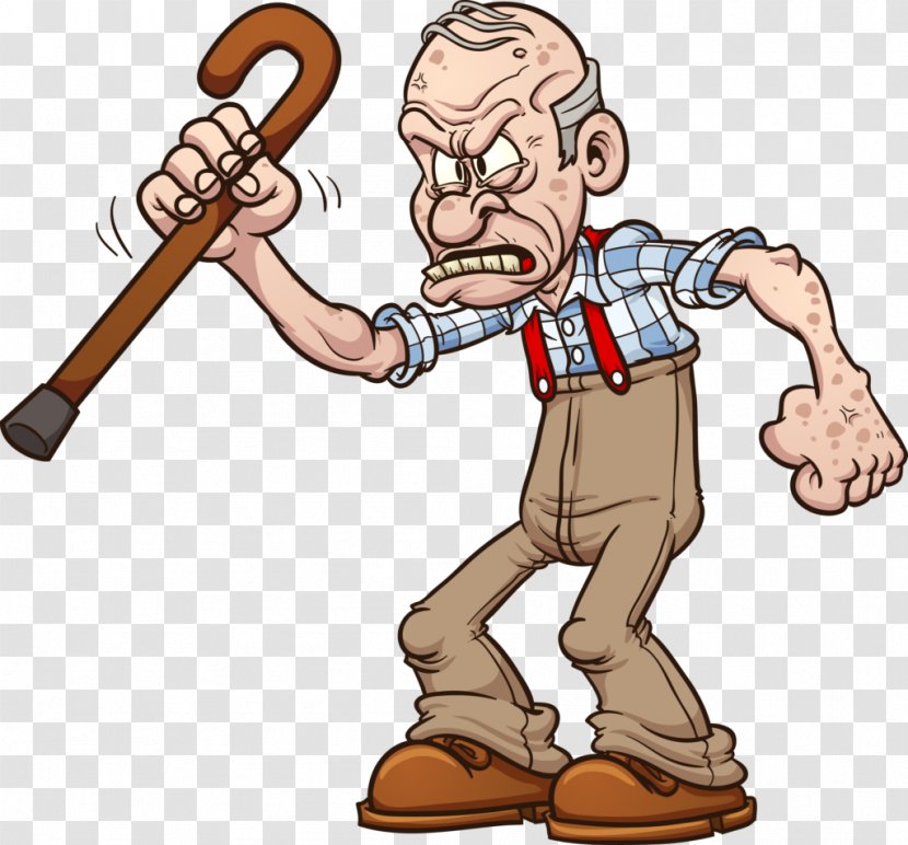 Cartoon Royalty-free - Human Behavior - Grumpy Old Men Transparent PNG