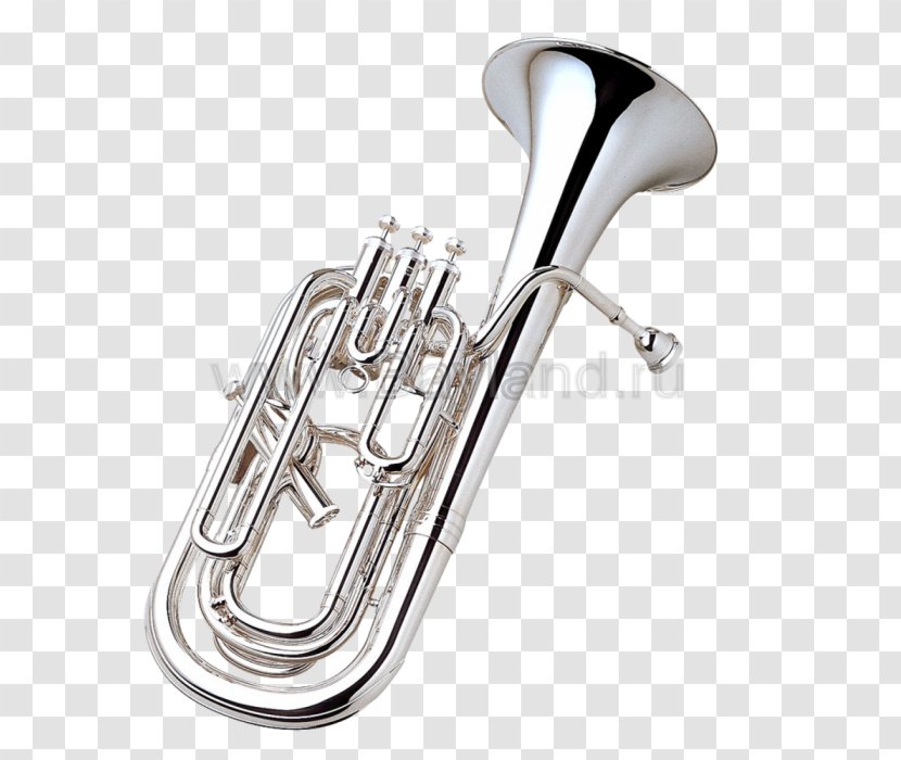 Baritone Horn Euphonium Baryton Musical Instruments - Flower Transparent PNG