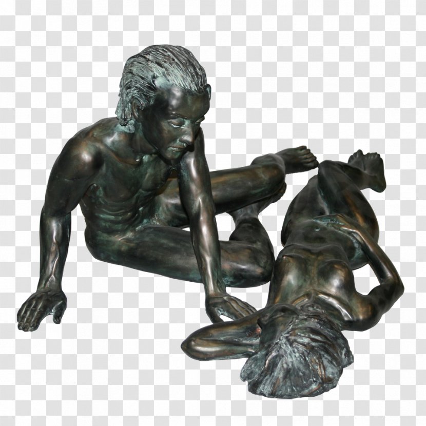 Bronze Sculpture Classical Classicism - Adam Eve Transparent PNG