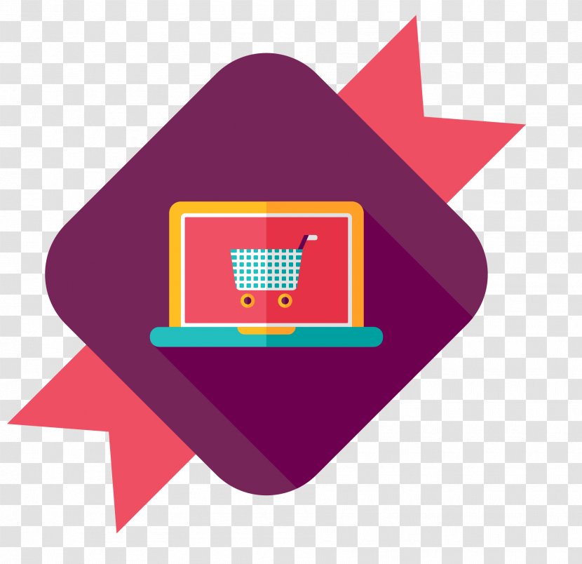 Purple Computer Logo - Magenta - Cart Tag Transparent PNG