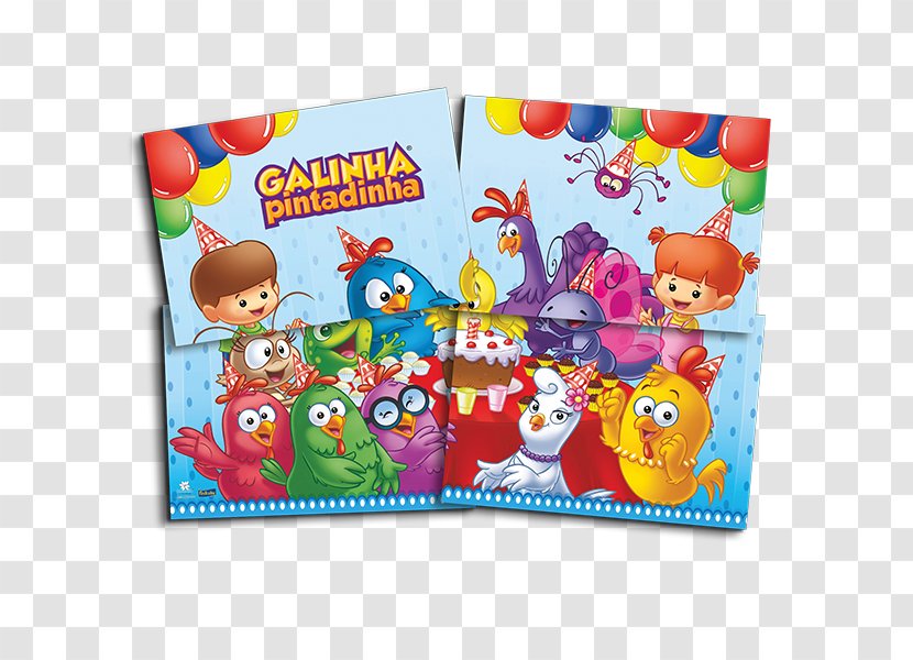Galinha Pintadinha Party Chicken Birthday Painel - Cartoon Transparent PNG