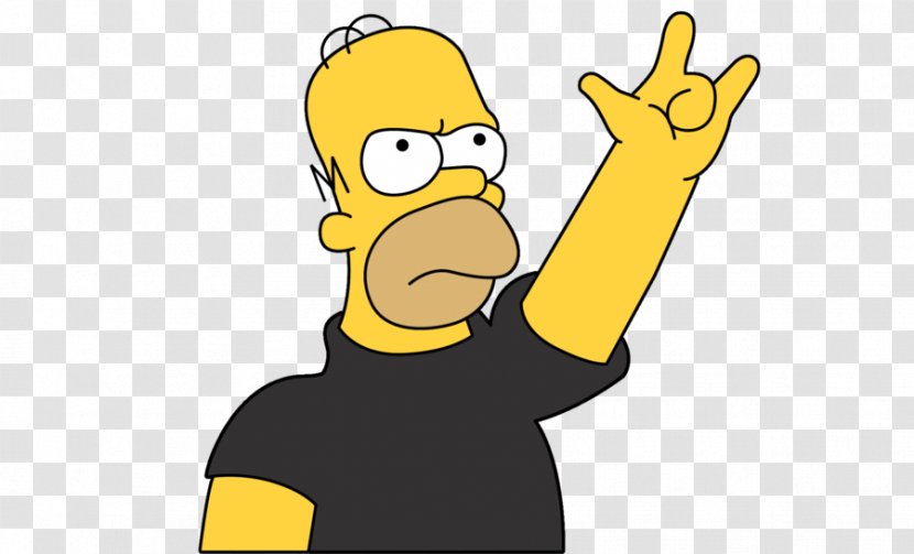 Bart Simpson Homer Arctic Monkeys Hungry, Hungry - Frame Transparent PNG