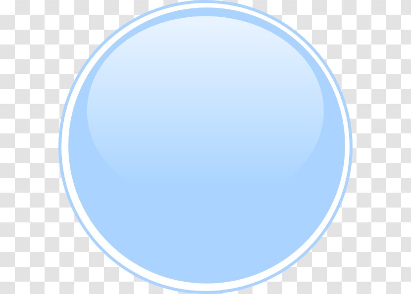 Light Blue Circle Button Clip Art Transparent PNG
