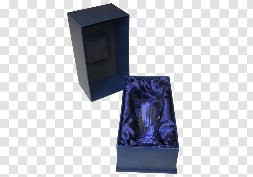 Award Crystal Cobalt Blue Purple - Box - Glass Trophy Transparent PNG
