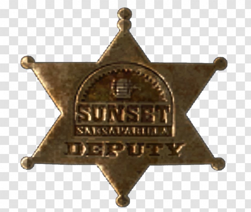 Fallout: New Vegas Badge Sarsaparilla Sheriff Wiki - Metal Transparent PNG