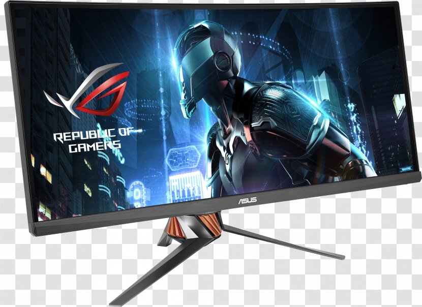 ASUS ROG Swift PG-8Q Computer Monitors 21:9 Aspect Ratio LED-backlit LCD Refresh Rate - Republic Of Gamers - Liquidcrystal Display Transparent PNG