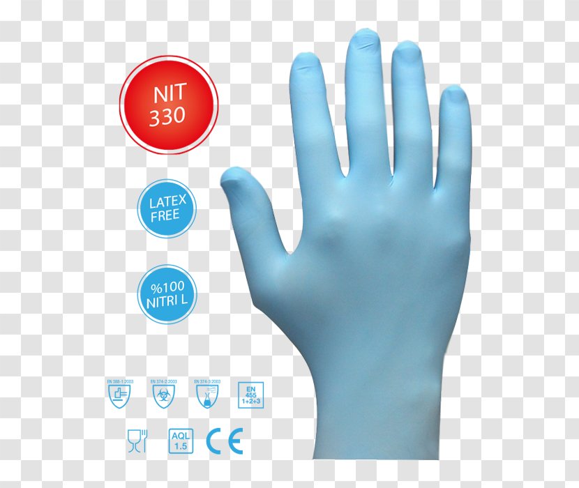 Glove Latex Thumb Nitrile Digit - Medical - Industry Transparent PNG