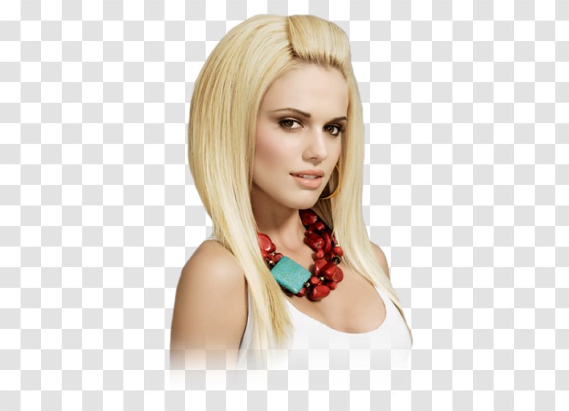 Blond Layered Hair Coloring Brown Transparent PNG