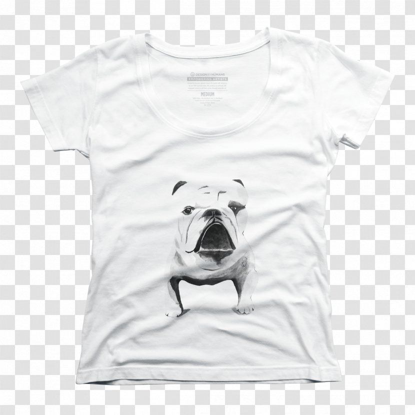 T-shirt Sleeve Top Clothing - Purple - Bull Dog Transparent PNG