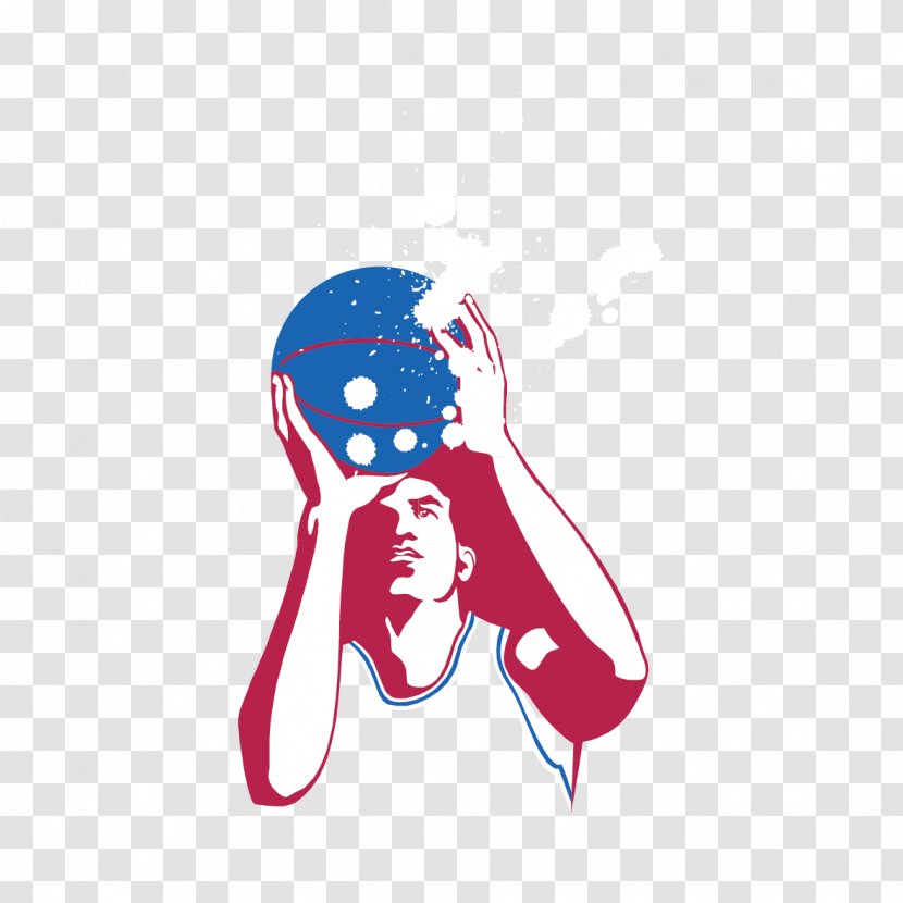Basketball Point Guard Clip Art - Heart - Playing Transparent PNG